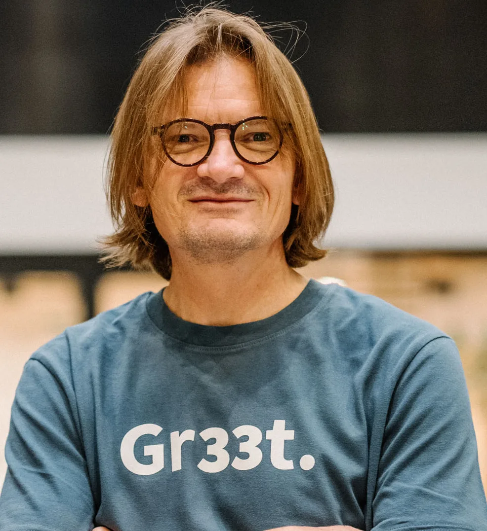 Arnaud Rayrole, fondateur de Gr33t
